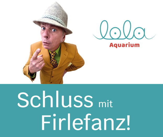 Ausschnitt einer Anzeige von lola Aqarium