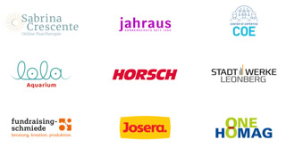 Diashow mit Entwürfen verschiedener von mir erstellter Logos