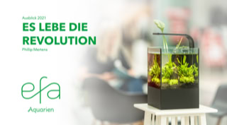 Cover der PowerPoint Präsentation für efa Aquarien.