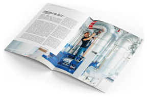 Geschäftsbericht, Innenseite